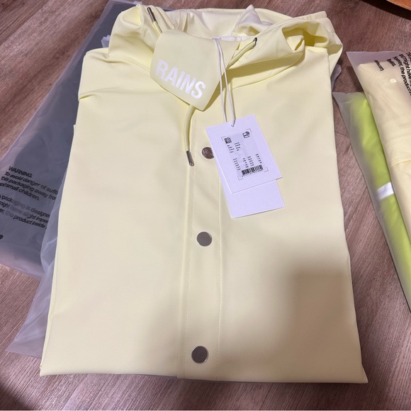 RAINS unisex straw jacket XS - Picture 3 of 8